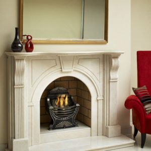 arched victorian corbel marble fireplace, Turkish limestone fireplace, solid fuel fireplace, woodburner fireplace, electric fireplace, gas fireplace, custom made fireplace, made to measure fireplace, timeless fireplace, victorian fireplace