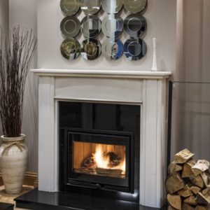 amber stone fireplace, limestone fireplace, Turkish limestone fireplace, solid fuel fireplace, woodburner fireplace, electric fireplace, gas fireplace, electric fireplace, custom made fireplace, made to measure fireplace, sleek fireplace