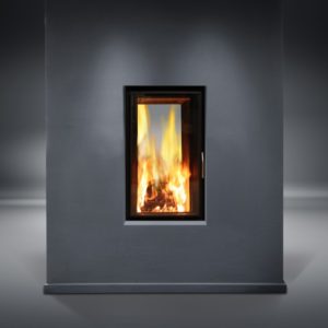 concept 510df v green wood burning fire, Bodart & gonay fire, insert fire, fan assisted fire, high heat output fire, fire with automatic thermostat, solid fuel insert stove, glass fronted solid fuel fire, wood burning stove, modern fire, fire inserted into a fireplace, built in fire, green fire, fire for airtight houses, fire for A rated houses, external air intake, double sided fire, vertical inserted fire, portrait fire.