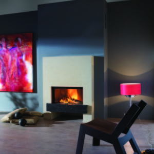 heat pure 70 woodburner, kal fire, kal fireplace, retracting glass door, retractable glass door, highly efficient fire, built in fire, insert fire, frameless fire, contemporary woodburner, front woodburner fire