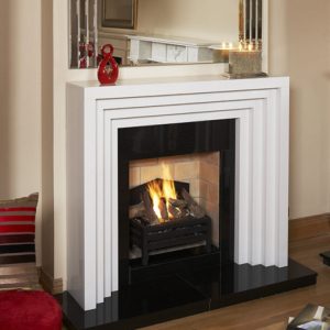 odeon marble fireplace, made to measure fireplace, marble fireplace, custom made fireplace, solid fuel fireplace, gas fireplace, electric fireplace, roma white marble fireplace, modern fireplace, contemporary fireplace, geometric fireplace