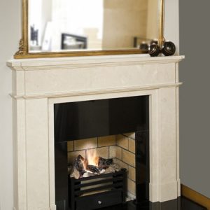 Alhambra marble fireplace, made to measure fireplace, marble fireplace, custom made fireplace, solid fuel fireplace, gas fireplace, electric fireplace, roma beige marble fireplace, roma white marble fireplace