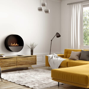 Bubble Wall Bioethanol Fire