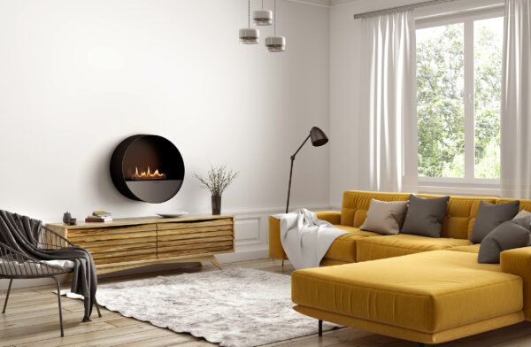 Bubble Wall Bioethanol Fire