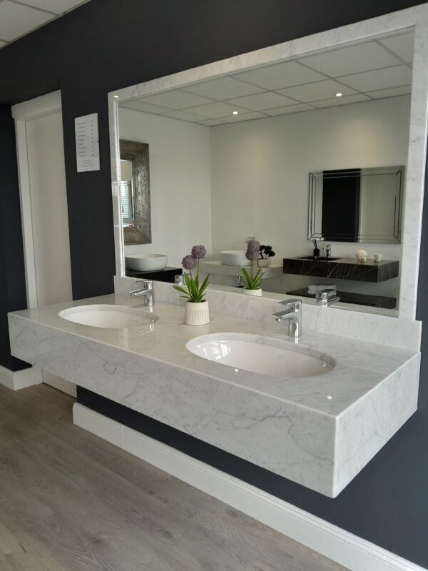 Bathroom Vanity Unit – Bianco Carrera