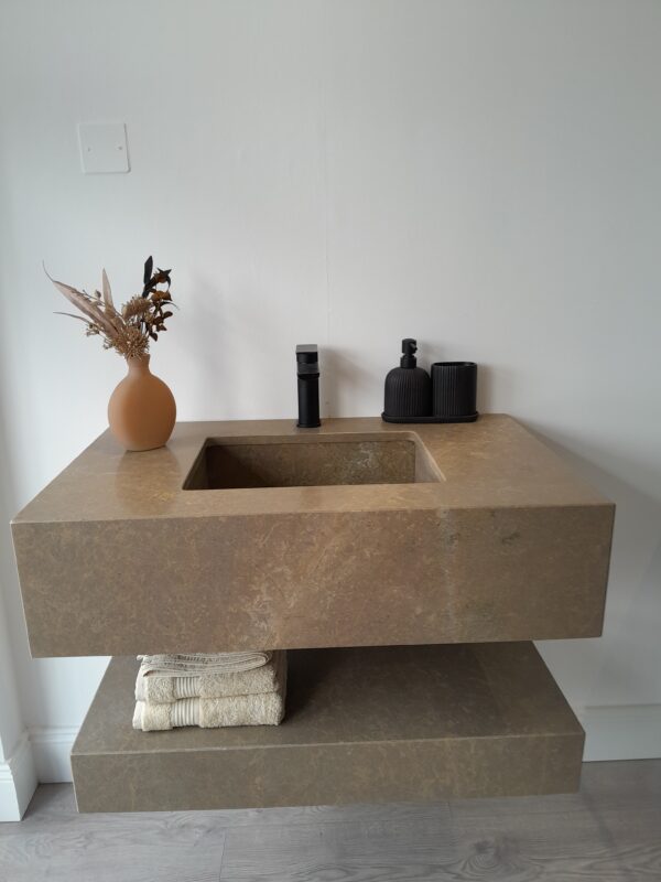 Bathroom Vanity Unit - Sierra Elvira Stone