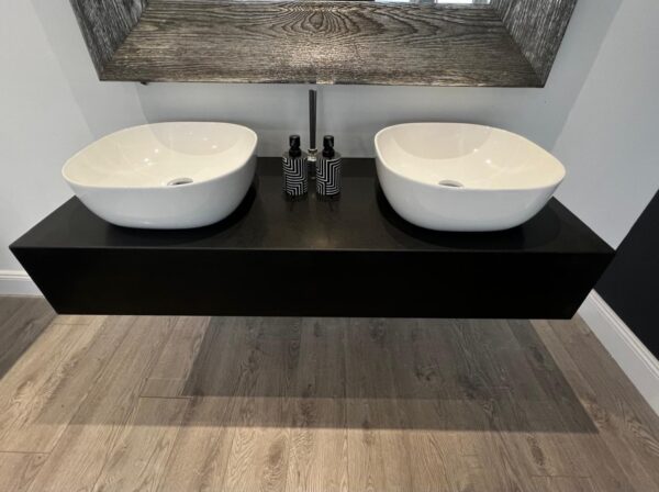 Dublin Bathroom Vanity Unit - Black Honed Granite