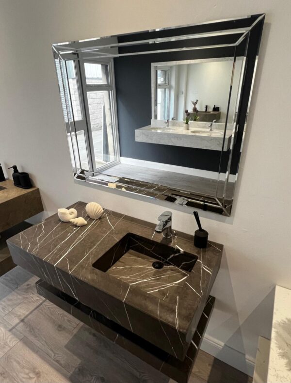 Dublin Bathroom Vanity Unit - Pietra Grey Natural Stone