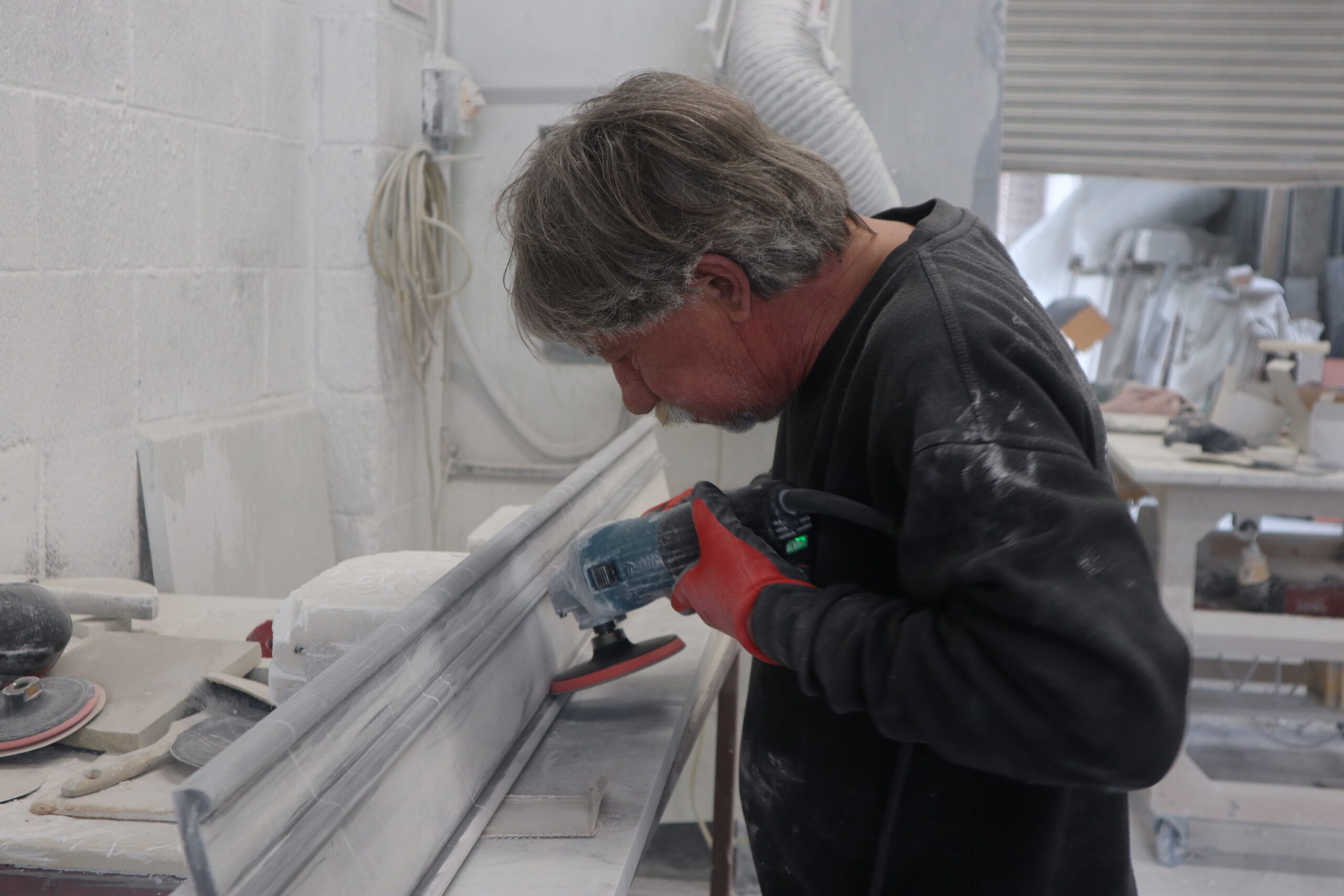 Handcrafted Stone Work In Progress